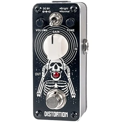 Immagine di Sondery Distorsione Pedale effetto chitarra, ricreazione del suono classico britannico degli anni &#039;70 80 Distortion, True Bypass, Art Design sulla parte superiore e bordo diamantato