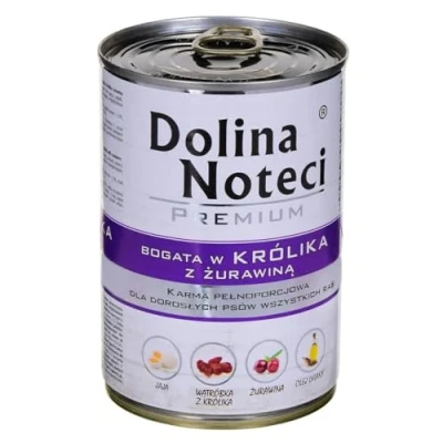 Immagine di Cibo secco per cani DNP Sp. z o o. Dolina Noteci Dog 400g Rabbit/żurawina Can / 24