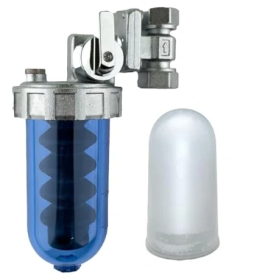Immagine di BRATEK Dosatore Polifosfati Ruotabile con By Pass, Collegamento Impianto ½, 2 Ricariche in Polvere, Impianti Idraulici e Sanitari, Portata max 1,5 m3/h