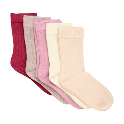 Immagine di MINYMO Ankle Sock Bamboo (5 Pack) Calzini in Viscosa di bambù, Orchid Haze, 23 Ragazzi Unisex
