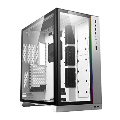 Immagine di Lian Li O11 Dynamic XL (ROG Certified) Midi Tower PC Case, Case da gioco Bianco, Nero illuminazione integrata, finestra laterale, filtro per la polvere