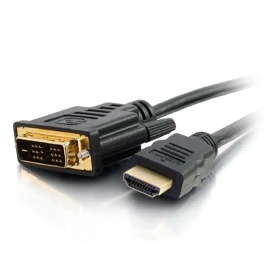 Immagine di C2G Cavo video digitale ad alta velocità da HDMI a DVI D, HDMI, 3 m, Full HD 1080p, adatto per PS4, Raspberry Pi, Roku, Xbox One, Blue Ray, DVD, Docking Station Dell e altro ancora