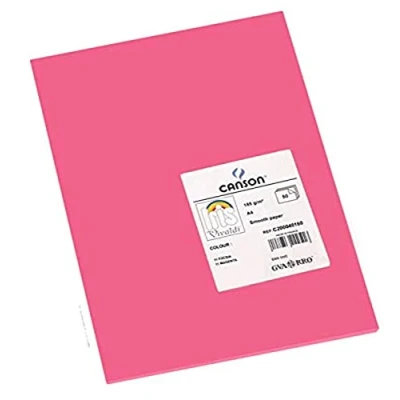 Immagine di CANSON CF50FF VIVALDI A4 185G FUCSIA