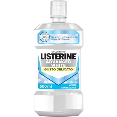 Immagine di Listerine Advanced White Collutorio Per denti più bianchi Gusto delicato 500 ml