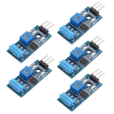 Immagine di HALJIA, modulo di allarme con sensore vibrazione SW 420, vibrazione, movimento, compatibile Arduino Raspberry Pi