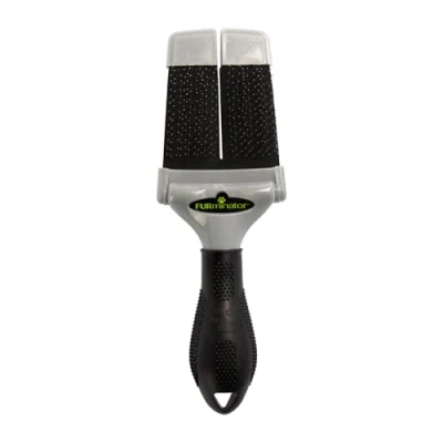 Immagine di FURminator Spazzola per spennare Taglia S, Piccola con morbide setole in Acciaio Inox Gatti, Cani di Taglia, Cuccioli e Gattini