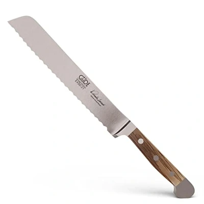 Immagine di Güde Alpha Barrel Oak Coltello per il pane con manico in Quercia, Adulto, Lunghezza lama 21 cm