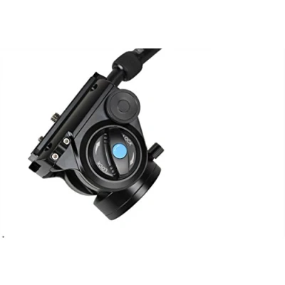 Immagine di Sirui VH 10 Fluid Testa treppiede, 90 mm, base piatta, braccio regolabile in alluminio, colore: Nero