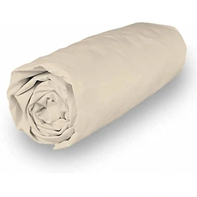 Immagine di Soleil d&#039;ocre Percale Uccisione Coperchio, Cotone, Avorio (Ecru), 160 x 200 cm