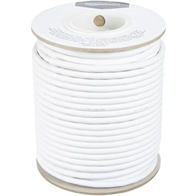 Immagine di Amazon Basics Cavo per altoparlanti, diametro 2,641 mm, in rame senza ossigeno puro al 99,9%, 61 m, Bianco,Rosso