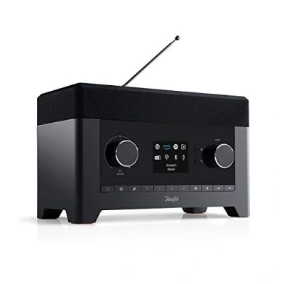 Immagine di Teufel Radio 3Sixty, Digitale Internet DAB+ FM con Subwoofer,Telecomando, Ingresso AUX, Funzione Power Bank, Nera