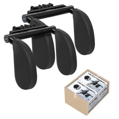 Immagine di Poggiatesta Auto Bambini Universale Supporto Regolabile Memory Foam per Collo Poggia Testa &amp; Adulti Viaggio 2025 Novità (2 Pezzi in Confezione Regalo)