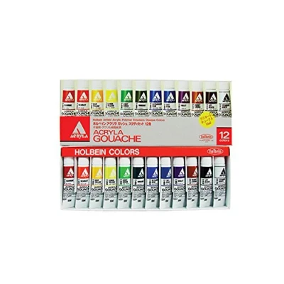Immagine di Holbein 12 colori acrilico la guazzo set studio (Giappone importazione)