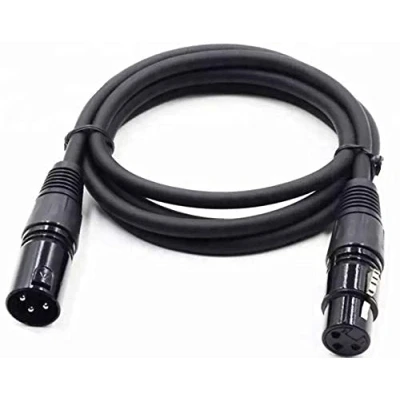 Immagine di VSnetwork Cavo XLR DMX Cannon 10 Metri Maschio/Femmina Bilanciato, Professionale per Microfono, Mixer, Casse, Amplificatore (10)
