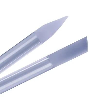 Immagine di Spingicuticole in vetro blu con custodia Strumento per manicure di bellezza Bona Fide professionale ceco