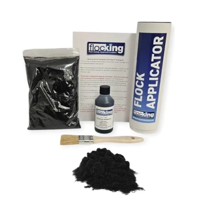 Immagine di Floc king, Kit per floccaggio fai da te piccolo, cruscotto, in nylon, finitura resistente