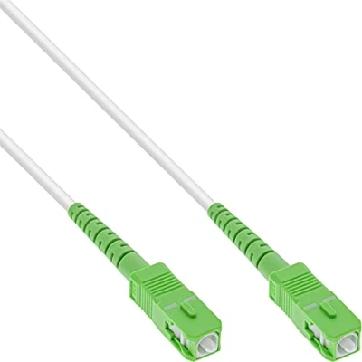 Immagine di InLine Cavo LWL Simplex, FTTH, SC/APC 8 a 8, 9/125µm, OS2, diverse lunghezze, 0,5 m
