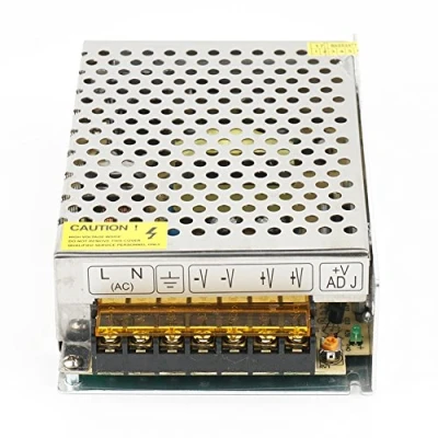 Immagine di 12V 10A Alimentatore Adattatore,120W Universale Regolato Commutazione Trasformatore per Striscia Led,Stampanti 3D,Telecamere, Impianti Di Sorveglianza