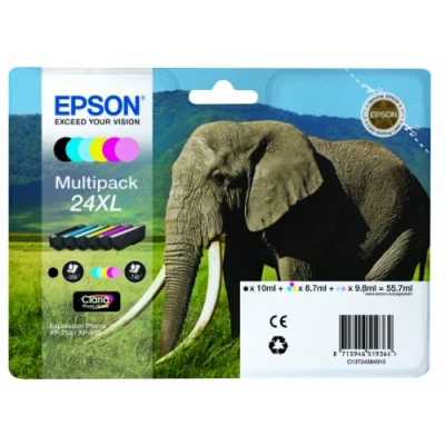 Immagine di EPSON T24 MULTIPACK XL ELEFANTE CARTUCCE INK
