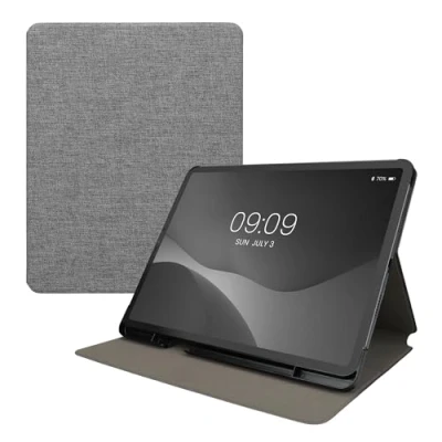 Immagine di kwmobile Custodia compatibile con Apple iPad Air 13&quot; (6. Gen 2024) / Pro 12.9&quot; (2018/2020/2021/2022) Cover protettiva per Tablet Copertina sottile Tab pieghevole supporto Stand Case