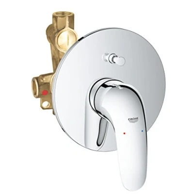 Immagine di Grohe 23730003 Miscelatore Monocomando per Vasca Doccia Eurostyle New Leva Chiusa, Cromo