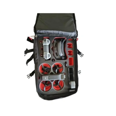 Immagine di MC CASES Zaino professionale appositamente adatto per DJI Avata 2 Combo Fly More Set Made in Germany, Nero ,