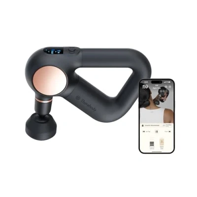 Immagine di Theragun Sense Percussion Pistola massaggiante personale per tessuti profondi, con routine di respirazione precaricata, alleviare lo stress (Black)