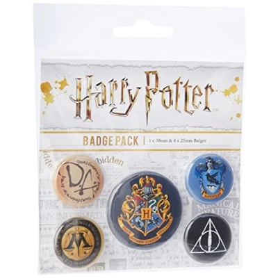 Immagine di Pyramid International BP80485 Harry Potter Hogwarts Badge, Multi Colour, 10 x 12.5 1.3 cm