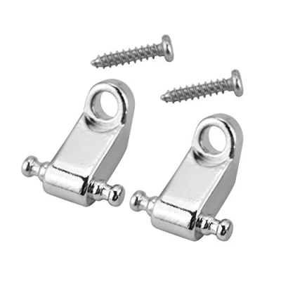 Immagine di Dilwe 2PCS fermo corde per chitarra, chitarra roller string albero con vite chitarre elettriche, Silver