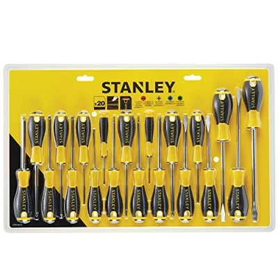 Immagine di STANLEY STHT0 60213 Essential Set di cacciaviti giallo (20 pezzi)