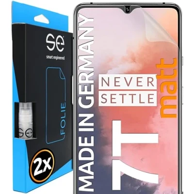 Immagine di smart engineered 3D Pellicola opaca di protezione dello schermo per OnePlus 7T antiriflesso [2 pezzi Opaco, Case friendly, Protettiva TPU