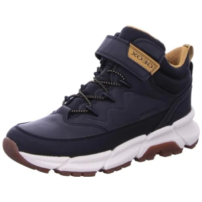 Immagine di Geox Flexyper PLUS BOY Stivaletti per bambini, Taglia: 29, Black/dark yellow Finta pelle / tessuto