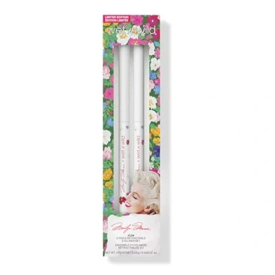 Immagine di Wet n Wild Marilyn Monroe Icon Retractable Eyeliner Set, Set di 2 Pezzi Retrattile, Include in Gel con Finish Matte, Marrone e Bianco