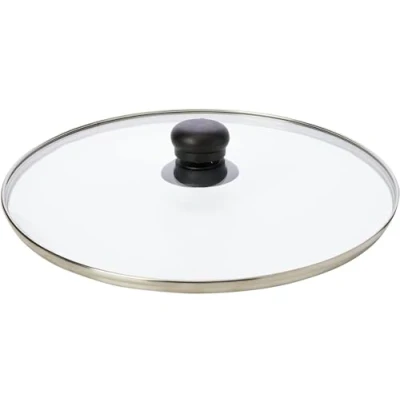 Immagine di IBILI Prisma TAPA DE Cristal 36 CM, Trasparente/Argento/Nero