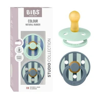 Immagine di BIBS Colour Studio Ciuccio confezione da 2 pezzi. Privo di BPA