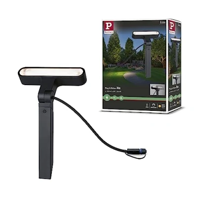 Immagine di Paulmann Spot ITO horizontal 94544 Sistema dilluminazione Plug&amp;Shine Faretto LED da giardino (monocolore) 6 W Bianco caldo Antracite