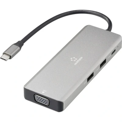 Immagine di Renkforce Docking station USB C® RF DKS 906 Adatto per marchio: universale Supporta 8K@30 Hz (1x) / 4K@30 (2x)