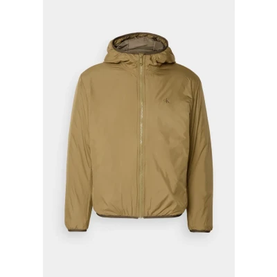 Immagine di Calvin Klein Jeans HI NECK Jacket Giacca da mezza stagione, Uomo, Taglia: Small, Gothic olive