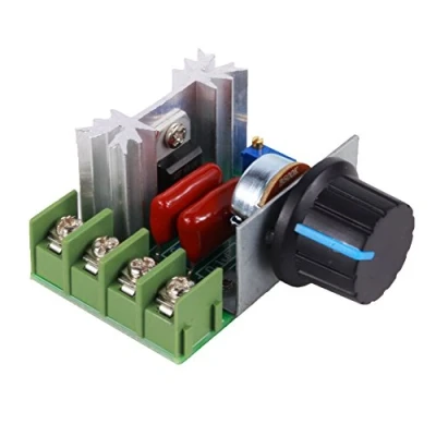 Immagine di TOPINCN Regolatore Tensione Motore Sincrono 220 Velocità Variatore Temperatura del Regolabile AC 50 220V 2000W SCR