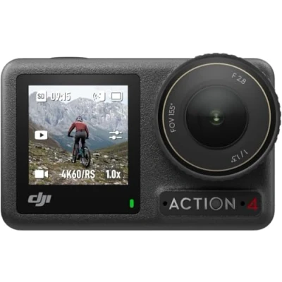 Immagine di DJI Osmo Action 4 Combo Standard cam impermeabile 4K/120fps con sensore 1/1.3, incredibili immagini scarsa illuminazione, prestazioni cromatiche a 10 bit e D Log M, batteria da 1770 mAh