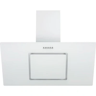 Immagine di Respekta Cappa Cucina Inclinata Con Spazio Per La Testa, Verticale 90 Cm, Scocca In Metallo Vetro Bianco, Funzione Di Scarico E Ricircolo, CH22010,90wbz, B, 54 62 Db
