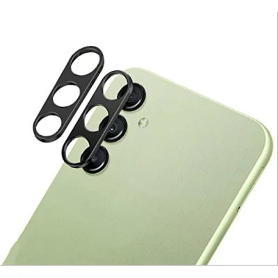 Immagine di GIOPUEY Pellicola Fotocamera per Samsung Galaxy A14, [2 Pezzi] Protezione della in Metallo, [Resistente ai Graffi] [Non Interferisce con Il Tiro] [Facile Installazione] Black