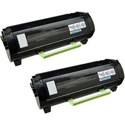 Immagine di DogePro confezione da 2 di 602H Toner Compatibile sostituisce Lexmark 60F2H00 (Nero, 10000 Pagine) per MX310dn, MX410de, MX510de, MX511de, MX511dhe, MX511dte, MX611de, MX611dhe