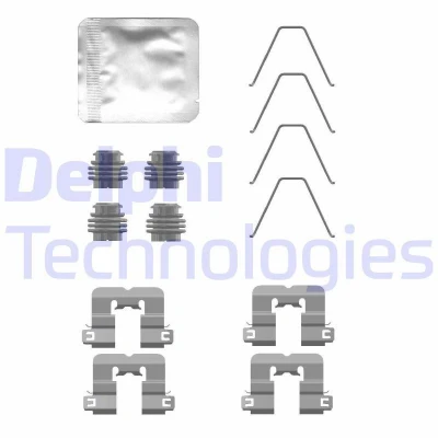 Immagine di DELPHI LX0763 Kit accessori, Pastiglia freno HYUNDAI: i30 III Hatchback