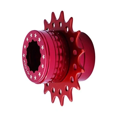 Immagine di Cervus Kit di conversione Bicicletta a Cassetta Compatibile Shimano 18T, Vai Colori (Rosso)