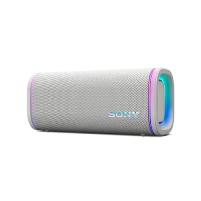 Immagine di Sony ULT FIELD 5 Potente speaker portatile Bluetooth, batteria da 25 ore, 2 modalità POWER SOUND, IP67, impermeabile, antipolvere, 360 luci, tracolla staccabile, compatto Off White