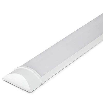Immagine di HOFTRONIC Plafoniera LED Lineare da Soffitto 120 CM 40W 4800 Lumen (120lm/W) 6400 K luce bianca fredda Lampada Rettangolare IP20 per Parete, Garage, Negozio Tubo