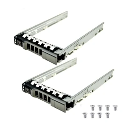 Immagine di Confezione da 2 dischi rigidi SATA SAS 2,5&quot; Caddy 8FKXC/08FKXC per Dell PowerEdge R630 R730 R730XD T630 R430 T430 PowerVault MD1420 MD3420, compatibile con