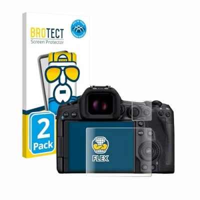 Immagine di brotect Pellicola Copertura Completa per Canon EOS R5 Mark II (2 Pezzi) Full Cover 3D Curvo
