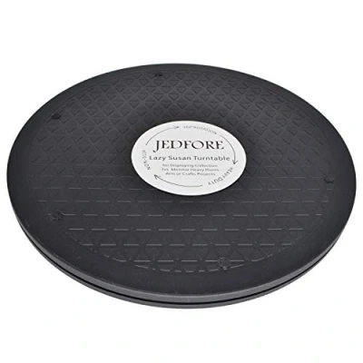 Immagine di Supporto girevole a 360, multiuso, resistente, con cuscinetti sfera per TV di grandi dimensioni, monitor del computer, Lazy Susan (30,5 cm)